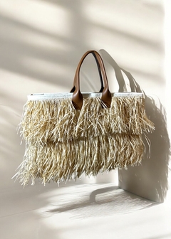 Bolsa Palha Franjas Mini Bela - comprar online