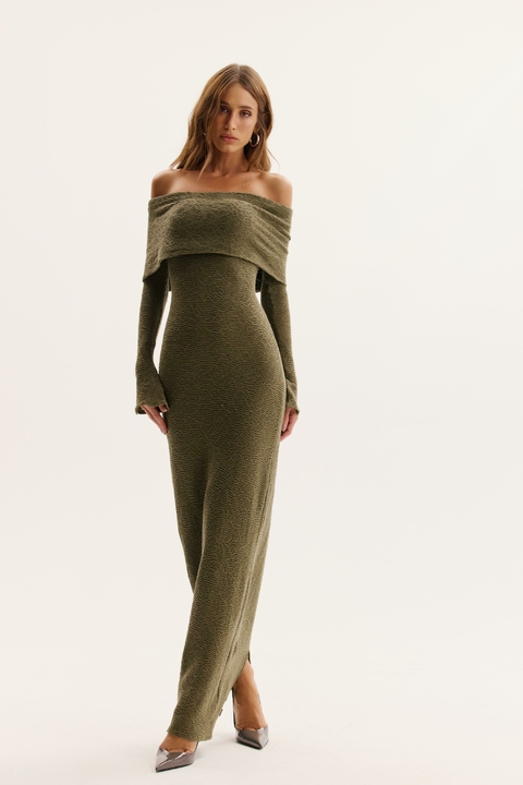 Vestido Longo com Pala Eliane Oasis Resortwear - comprar online