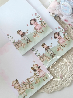 Bloco papel de carta - Doce Infância