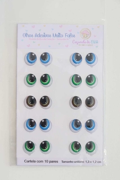 Olhos adesivos - Brilho de Coração na internet