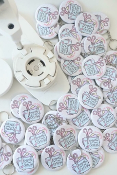 Chaveiro Button personalizado - Desconto progressivo na internet