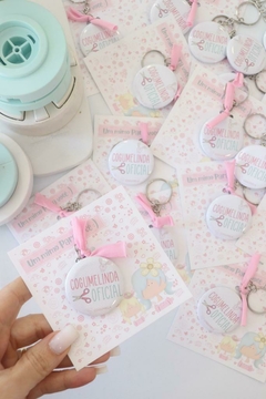Chaveiro Button personalizado - Desconto progressivo - Cogumela