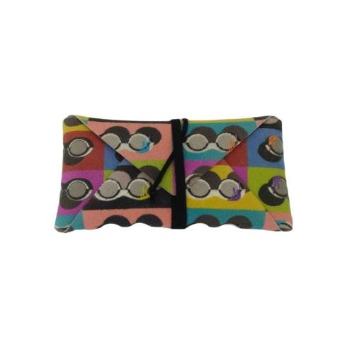 Estojo Napa Aveludado Sixties Psicodélico