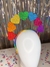 Tiara Coração arco-iris - Maria Flô ateliê
