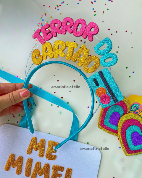 Kit ME MIMEI 2 (tiara + plaquinha)