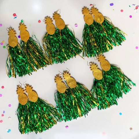 Brincos Abacaxi (par)