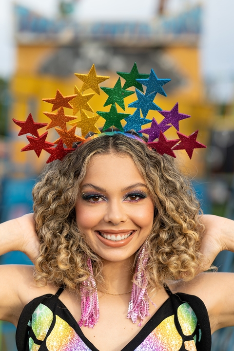 Tiara Arco-íris estrelar - comprar online