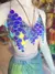 Top PAETÊS azul - comprar online