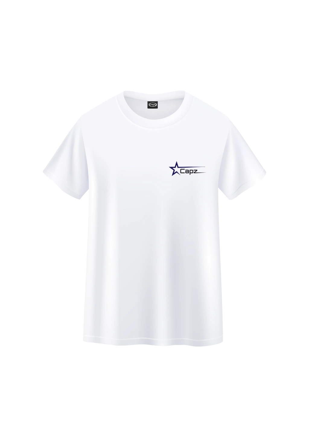 Remera Capz Stars Blanca