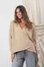 SWEATER CRUZADO MIRNA - BEIGE