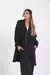 TRENCH MIDI SEMI LARGO - NEGRO - tienda online