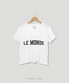 Remera Le monde blanca - comprar online