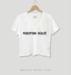 Remera Percepcion blanca - comprar online