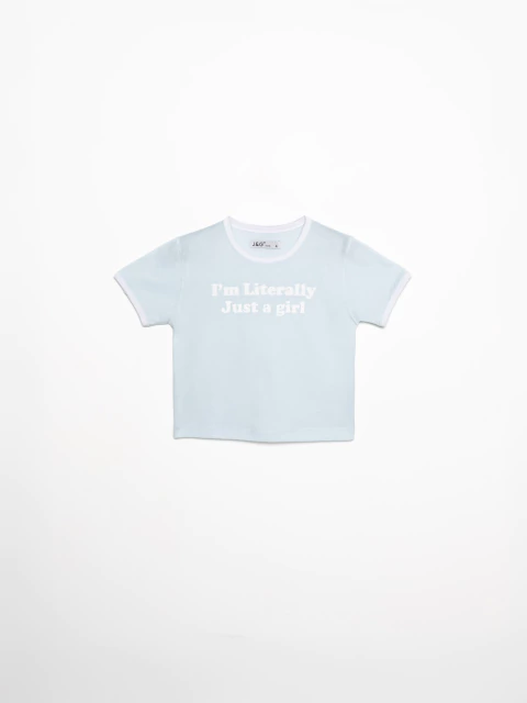 11167 REMERA COMBINADA "I'M LITERALLY"