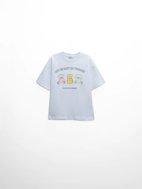 11118 REMERA C/TAJO "JOY IS NOT IN THINGS" - comprar online