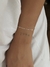 Pulseira Elo coração banho Prata 925 - comprar online