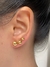 Brinco Trio bolas ouro 18k - comprar online