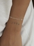 Pulseira Elo coração banho Prata 925