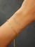 Pulseira Elo coração Ouro 18K