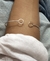 Bracelete circulo prata