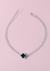 Choker trevo dark prata 925