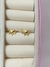 Brinco cora splash ouro 18k