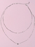 Colar duo balls prata 925