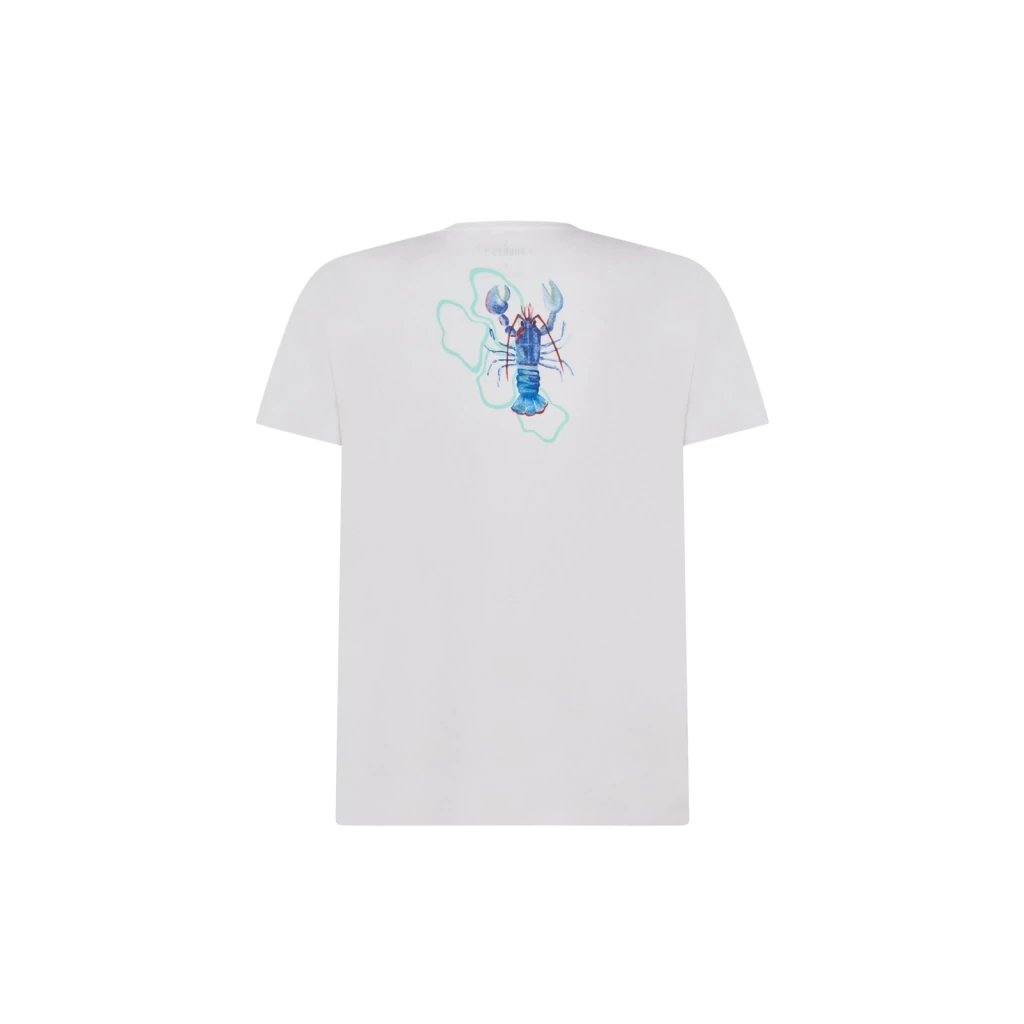 Camiseta Infantil Egípcio Branca Lagosta