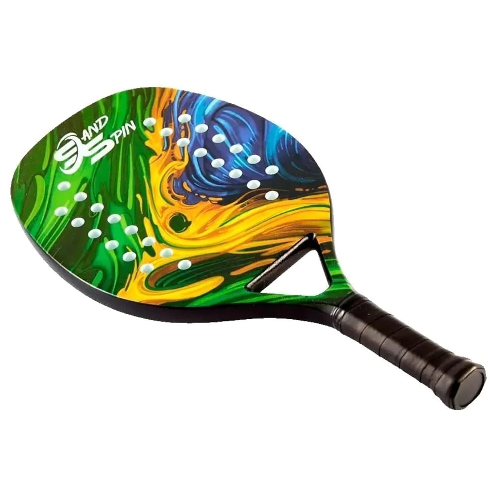 RAQUETE BEACH TENNIS FULL CARBON BLUE