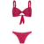 Biquini Leticia Cherry Conchas - ShortsCo | Loja Oficial