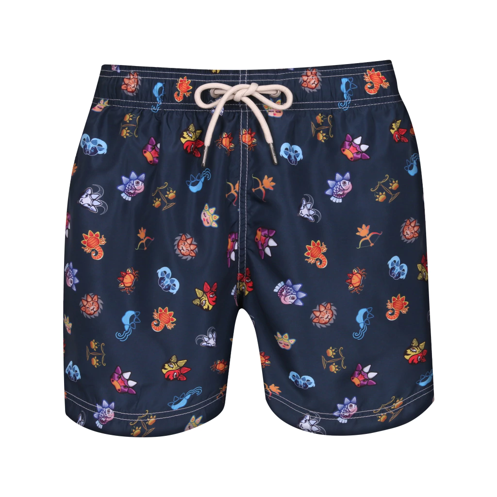 Shorts Regular Especial Camaleão 24 Azul Marinho