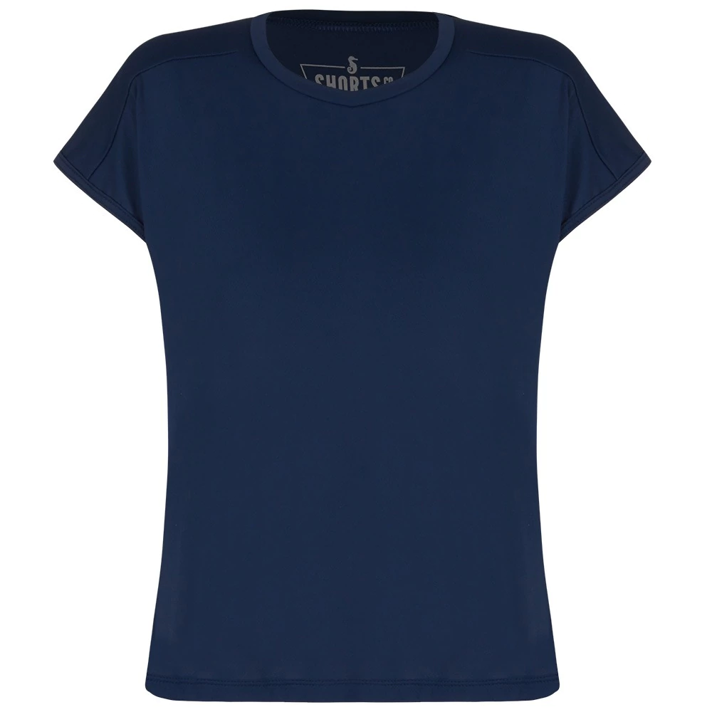 CAMISETA FEMININA SPORT DRYFIT MARINHO
