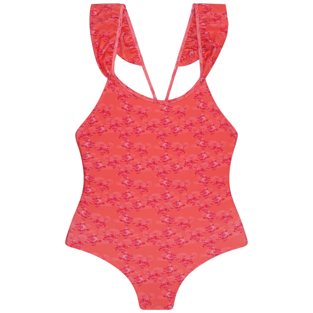 Maiô Infantil Manú Tugas Coral