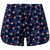 Shorts Feminino Estampa Turtle Azul