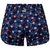 Shorts Feminino Estampa Turtle Azul - comprar online