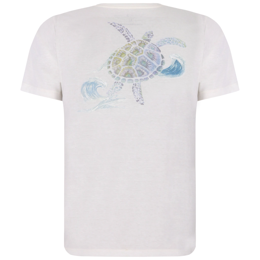Camiseta Algodão Estampada Tartaruga