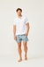 Shorts Regular Elastano Mescla Denin - loja online