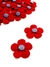Aplique flor almofadada 5,5cm - 2 unidades - comprar online