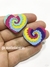 Aplique coração tie dye detalhado - comprar online