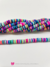 Fio disquinho fimo tons vivos emborrachado - 6mm