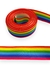 Fita listrada cores vivas 38mm - 2 metros