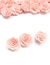 Aplique flor de tecido 2,5cm salmon candy - 5 unidades