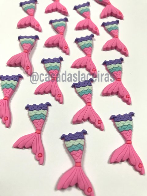 Aplique Cauda de sereia emborrachada