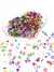 Lantejoulas letras coloridas metalizadas - 20g