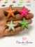 Aplique estrelas do mar colorida 33x34mm 4 unidades - comprar online
