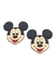 Aplique Mickey rosto emborrachado - 2 unidades