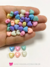Miçanga coração arredondado candy color 20g - comprar online