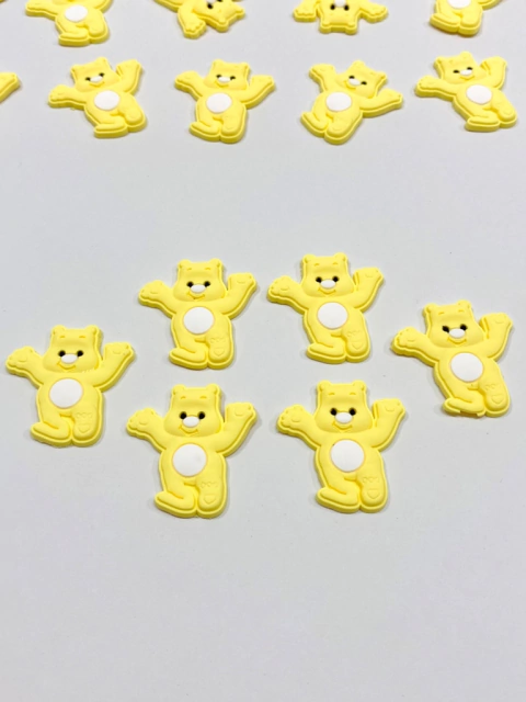 Aplique Ursinho carinhoso emborrachado - 2 unidades