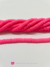 Fio disquinho rosa neon emborrachado - 6mm