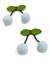 Aplique cereja pompom - 2 unidades - comprar online